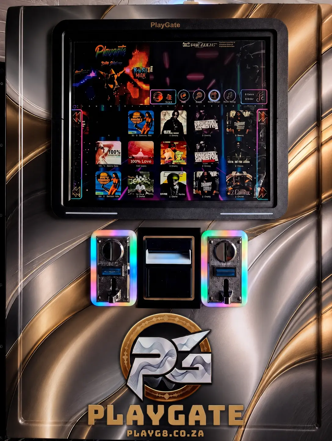 Copperline PlayGate digital jukebox front view